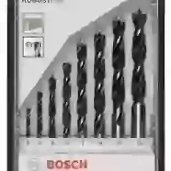 8-piece Robust Line brad point drill bit set